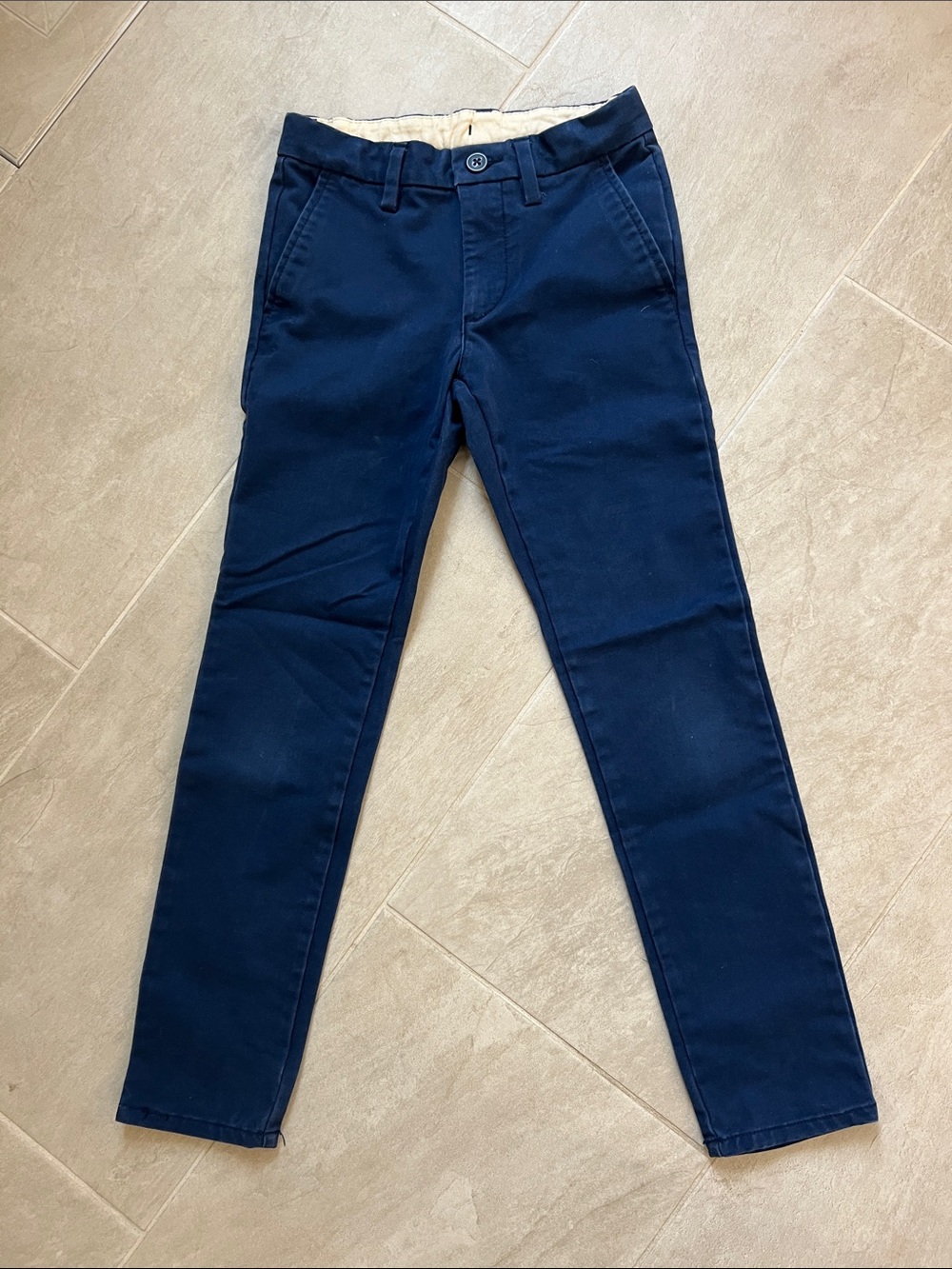 GAP Boys Dark Blue Slim Chinos